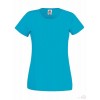 Camiseta Promocional Original para Mujer Color Azul Azure