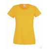 Camiseta Value de Mujer para Eventos Color Girasol