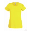 Camiseta Value de Mujer Publicidad Color Amarillo