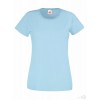 Camiseta Value de Mujer Personalizada Color Azul Cielo
