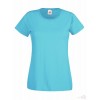 Camiseta Value de Mujer Promocional Color Azul Azure