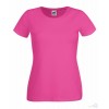 Camiseta de Mujer Entallada Merchandising Color Fucsia
