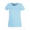 Camiseta de Mujer Entallada con Logo Color Azul Cielo