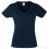 Camiseta Cuello V de Mujer Promocional Color Azul Marino Oscuro