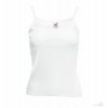 Camiseta Entallada Tirantes de Mujer Personalizada Color Blanco