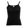 Camiseta Entallada Tirantes de Mujer Merchandising Color Negro
