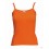 Camiseta Entallada Tirantes de Mujer Barata Color Naranja