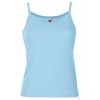 Camiseta Entallada Tirantes de Mujer Merchandising Color Azul Cielo