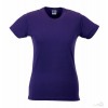 Camiseta Slim T de Mujer Económica Color Púrpura