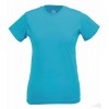 Camiseta Slim T de Mujer Merchandising Color Turquesa