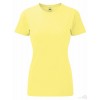 Camiseta HD de Mujer Publicitaria Color Amarillo 