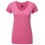 Camiseta HD de Mujer Cuello V Merchandising Color Fucsia Jaspeado