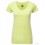 Camiseta HD de Mujer Cuello V Merchandising Color Amarillo Jaspeado