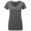 Camiseta HD de Mujer Cuello V Color Gris Jaspeado