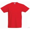 Camiseta Promocional Unisex Infantil Personalizada Color Rojo