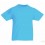 Camiseta Promocional Unisex Infantil Personalizada Color Azul Azure