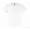 Camiseta Value de Niña Personalizada Color Blanco