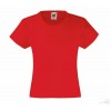 Camiseta Value de Niña Merchandising Color Rojo