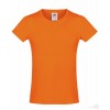 Camiseta Sofspun de Niña para Eventos Color Naranja