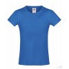 Camiseta Sofspun de Niña Personalizada Color Azul
