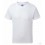 Camiseta Entallada Manga Corta para Niño Promocional Color Blanca