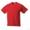 Camiseta Clasica Manga Corta Infantil con Logo Color Rojo Brillo