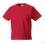 Camiseta Clasica Manga Corta Infantil para Empresas Color Rojo Clásico