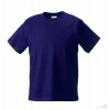 Camiseta Clasica Manga Corta Infantil Promocional Color Púrpura