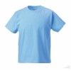 Camiseta Clasica Manga Corta Infantil Promocional Color Azul Cielo