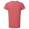 Camiseta HD Cuello V para Niño Promocional Color Rojo Jaspeado
