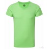 Camiseta HD Cuello V para Niño Barata Color Verde Jaspeado