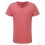 Camiseta HD Cuello V para Niña Personalizada Color Rojo Jaspeado