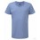 Camiseta HD Cuello V para Niña Promocional Color Azul Jaspeado
