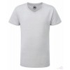 Camiseta HD Cuello V para Niña Merchandising Color Plata Jaspeado