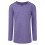 Camiseta HD Manga Larga para Niña Barata Color Púrpura Jaspeado