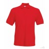 Polo 65/35 Grueso Promocional con Logo Color Rojo