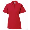 Polo Clásico de Mujer Promocional Personalizado Color Rojo Clásico