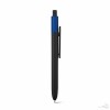 Bolígrafo de Plástico Promocional Color Metalizado Azul