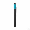 Bolígrafo de Plástico Publicitario Color Metalizado Azul Claro