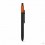 Bolígrafo de Plástico Personalizado Color Metalizado Naranja Hexachrome