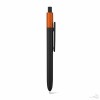 Bolígrafo de Plástico Personalizado Color Metalizado Naranja Hexachrome