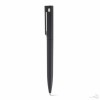 Bolígrafo Giratorio Promocional de Plástico color Metalizado Negro