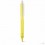 Bolígrafo de Plástico con Cuerpo Transparente PromocionalColor Amarillo
