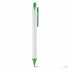 Bolígrafo de Plástico con Puntera Transparente Promocional Color Verde