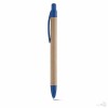Bolígrafo Ecológico en Papel Craft y Plástico Personalizado Color Azul