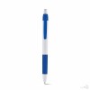 Bolígrafo de Plástico para Publicidad con Puntera de Goma Color Azul