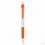 Bolígrafo de Plástico Merchandising con Puntera de Goma Color Naranja