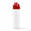 Botella Publicitaria para Deporte de Plástico Color Rojo