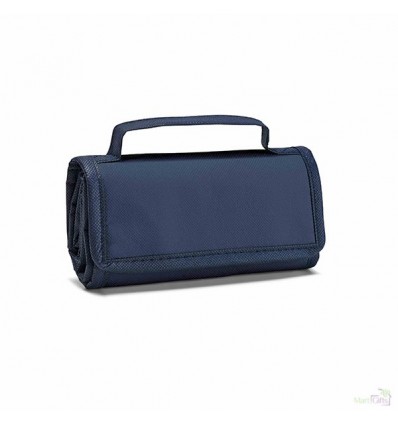 Bolsa Térmica Plegable con Cierre de Velcro Promocional Color Azul