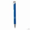 Bolígrafo con Pulsador en Acabado Anodizado para Personalizar Color Azul Royal